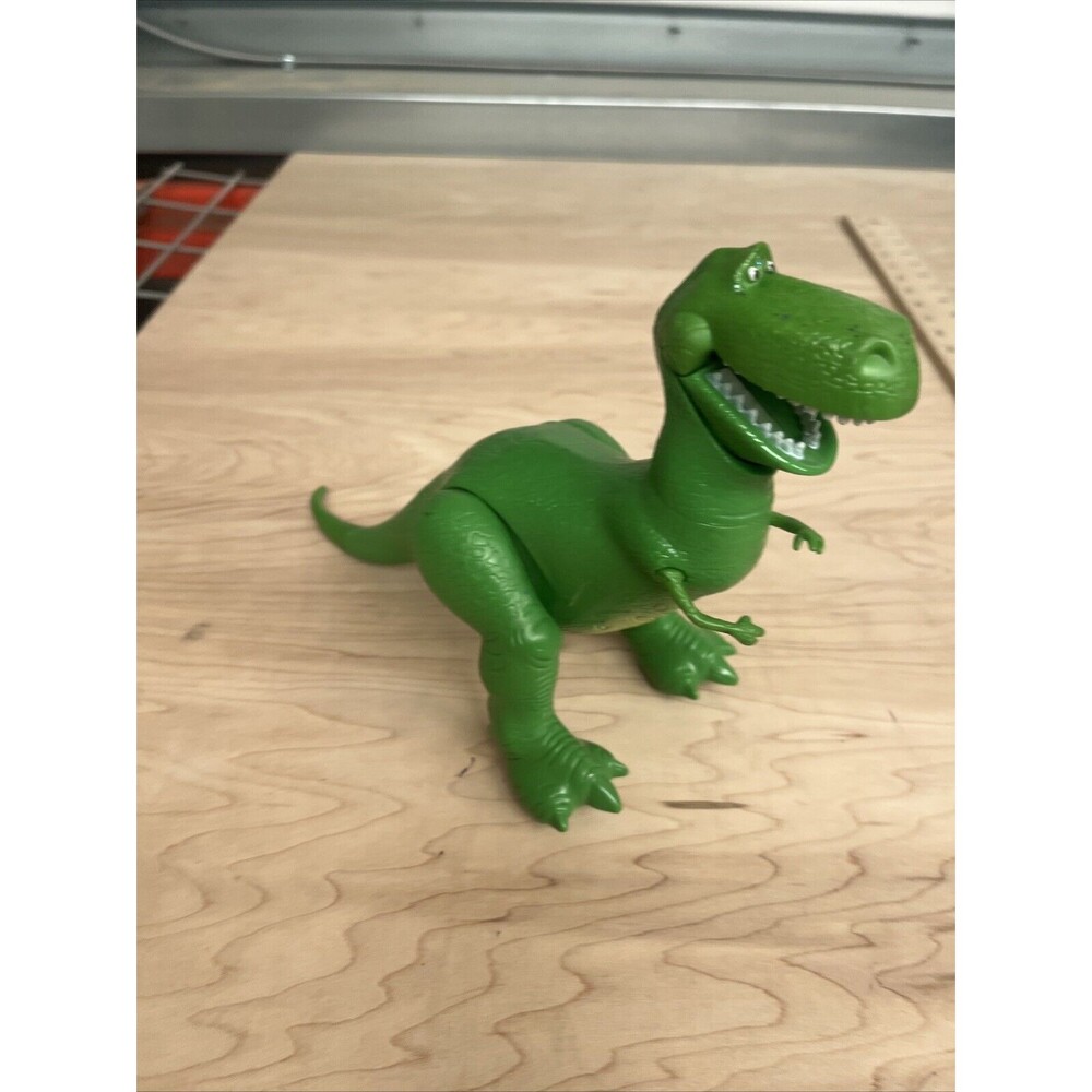 Disney Pixar Toy Story 3 Rex the Green Dinosaur Figure Toy ,Joints are movable